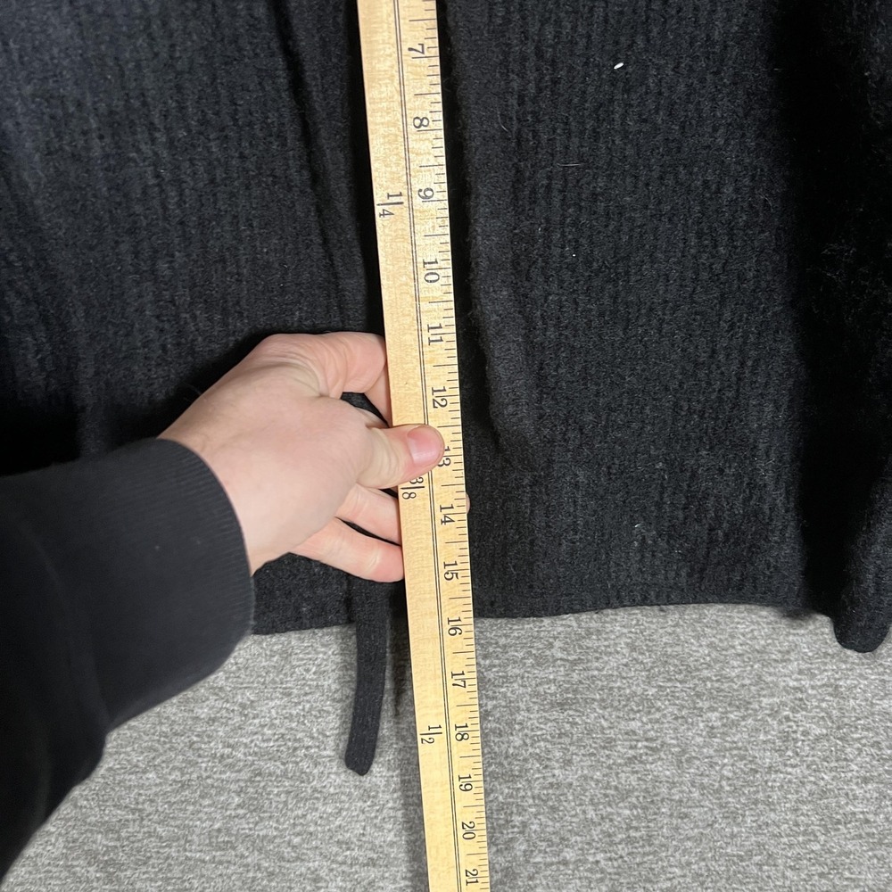 Quince Black Cashmere Hoodie, Small.  Measurements In Photos. SAME DAY SHIPPING! - Picture 2 of 7
